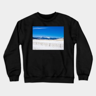 Fairplay Town Colorado Mountains Landscape Photography V1 Crewneck Sweatshirt